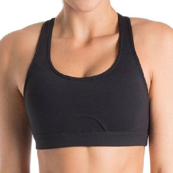 Black Adjustable Sports Bra - Picture 5 of 5